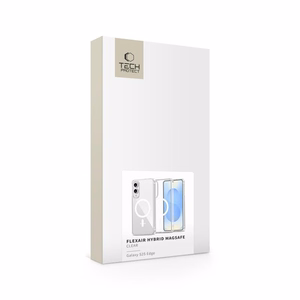 Tech-Protect FlexAir Hybrid MagSafe dėklas telefonui Samsung Galaxy S25 Edge - skaidrus
