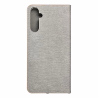 LUNA Book Gold dėklas telefonui SAMSUNG A05s sidabrinis