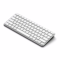 Belaidė QWERTY klaviatūra Satechi Slim EX1 Mac / PC ST-KEX1S-EN sidabrinė