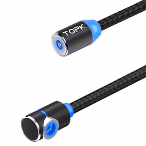 Kištukinis adapteris magnetiniam USB kabeliui Lightning sidabrinis
