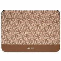 Guess GCube dryžuotas 14" nešiojamojo kompiuterio dėklas - rudas