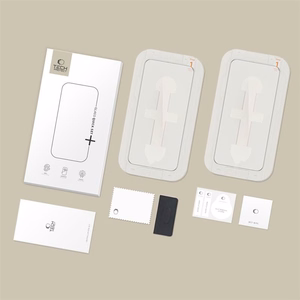Tech-Protect Quick Set+ 2-jų rinkinys grūdintas stiklas iPhone 15 Pro - juodas