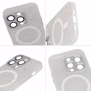 Tel Protect magnetinis Splash matinės tekstūros dėklas Iphone 15 Plus, baltas