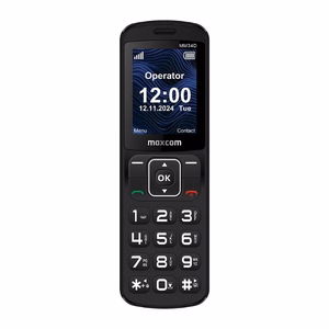 Mobile Phone - MAXCOM MM 34D 4G BLACK + charging dock