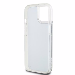DKNY dėklas telefonui iPhone 15 6,1" HC DKHCP15SLBNAEK juodas HC skysti blizgučiai su arkinis logotipas