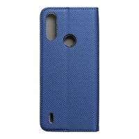 SMART CASE Knyga MOTOROLA E7 POWER tamsiai mėlyna