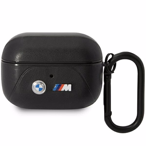 BMW BMAP22PVTK AirPods Pro dėklas juoda/juoda Odinė Lenktinė Linija