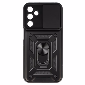 Dėklas telefonui Slide Camera Armor Samsung Galaxy A15 4G/5G – juodas