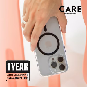CARE by PanzerGlass Flagship dėklas iPhone 16 Pro 6.3" juodas/juodas magnetinis 1346