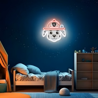 Hanging neon LED Paw Patrol on plexiglass - Marshall OW-130646