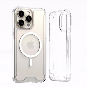 Skaidrus kampinis dėklas MagSafe iPhone 16 Plus - skaidrus
