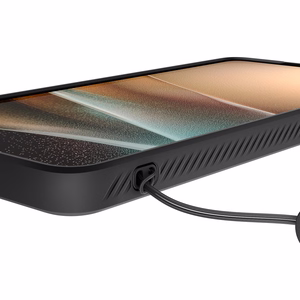 SPIGEN dėklas LIQUID AIR MAG, suderinamas su MagSafe, skirtas SAMSUNG S26 Ultra, matinis, juodas