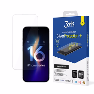 LCD apsauginė plėvelė 3mk Silver Protection+ Apple iPhone 16