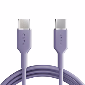 Puro ICON USB-C - USB-C laidas 1.5m - violetinis