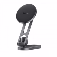 Automobilinis laikiklis Baseus "T-Space" sidabrinis (magnetinis / lipinamas)