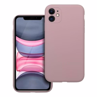 Silikoninis dėklas 2mm iPhone 11 smėlio rožinis