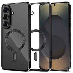 Tech-Protect MagFlex Dėklas for Samsung Galaxy S26+ - skaidrus juodas