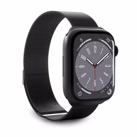 Puro Milanese nerūdijančio plieno Apple Watch dirželis 38/40/41mm - juodas