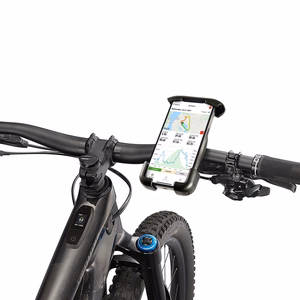 Crong Bikeclip Enduro dviračio telefono laikiklis, juodas