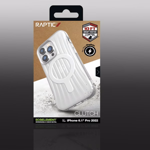 Raptic X-Doria Clutch dėklas iPhone 14 Pro su Magnetine galinė permatoma danga