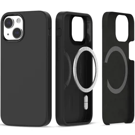 Tech-Protect Silikoninis Magnetinis dėklas telefonui iPhone 13 / 14 - Juodas