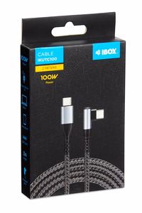 iBox IKUTC100 USB kabelis USB 2.0 2 m USB C Juoda