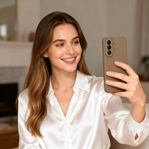 "Tech-Protect Icon" dėklas "Samsung Galaxy A37 5G" - rudas