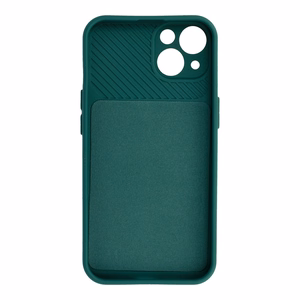Camshield Soft dėklas telefonui Iphone 13 tamsiai žalia
