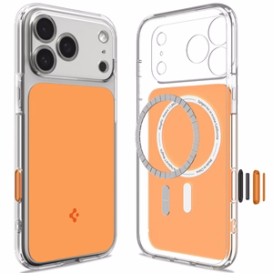 Spigen Ultra Hybrid MagSafe dėklas iPhone 18 Pro Max / 17 Pro Max, oranžinis
