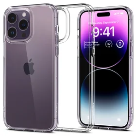 Spigen Ultra Hybrid dėklas telefonui iPhone 14 Pro Max - skaidrus