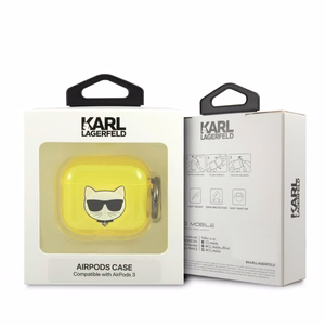 Karl Lagerfeld Choupette Case for AirPods 3 - Yellow