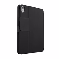 Speck Balance Folio – iPad 11" (2025) / 10.9" (2022) dėklas with MICROBAN Coating w/Magnet & stovas up (juodas)
