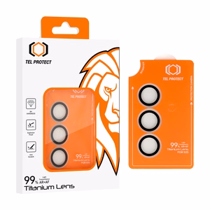 Grūdintas stiklas Tel Protect Titanium Lens 99% AR on camera for Samsung Galaxy S26 transparent (lęšis 3 vnt.)