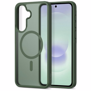 Tech-Protect Magmat MagSafe dėklas skirtas Samsung Galaxy A36 / A56 / A37 5G - matinė žalia