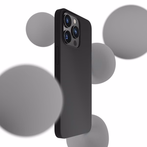 3mk Silicone Case for iPhone 16 Pro - Black
