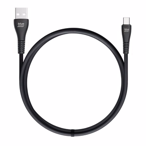 Blue Star laidas USB A - USB C 2A 12W 1m PJ-DG4-A juodas