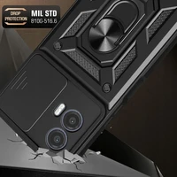 "Tech-Protect CamShield Pro" dėklas "Motorola Moto G73 5G" - Juodas