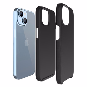 3mk Fortis MagCase dėklas, skirtas iPhone 15, juodas