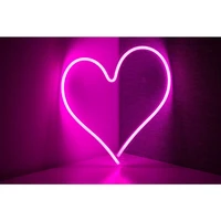 Neon LED on USB - HEART model