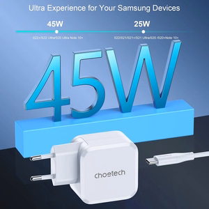 Kroviklis CHOETECH GaN USB Type-C: 45W, PD, QC, PPS