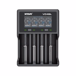 XTAR VC4SL – 4 kanalų ličio jonų, NiMH ir NiCd akumuliatorių įkroviklis