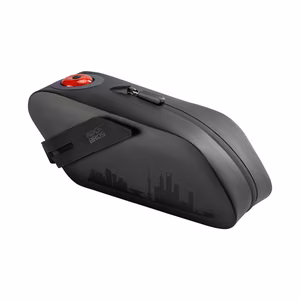 Rockbros AS-078-1 велосипедная подседельная сумка с умным задним фонарем 0.8L - черный