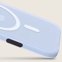 Benks Magnetic Lucid Armor dėklas (C068) iPhone 17 Air mėlynas (Camera Control mygtukas)