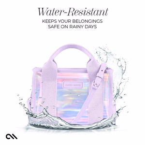 Case-Mate Micro Tote Bag vandeniui atsparus krepšys per petį, Soap Bubble