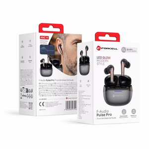 Forcell F-Audio Pulse Pro ANC + ENC Wireless In-Ear TWS Earbuds black