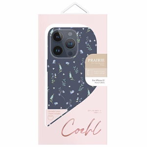 Uniq Coehl Prairie dėklas telefonui iPhone 15 Pro Max - tamsiai mėlyna