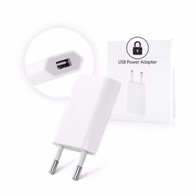 Įkroviklis Apple A1400 baltas 1000mAh 5W / originalus įpakavimas