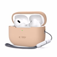 Tech-Protect silikoninis dėklas Apple AirPods Pro 1 / 2 - smėlinis