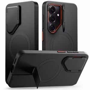 Tech-Protect Kevlar Aura MagSafe Dėklas for Samsung Galaxy S26 - juodas and oranžinis