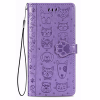 Dėklas Cat-Dog Xiaomi Redmi 9C/9C NFC violetinis